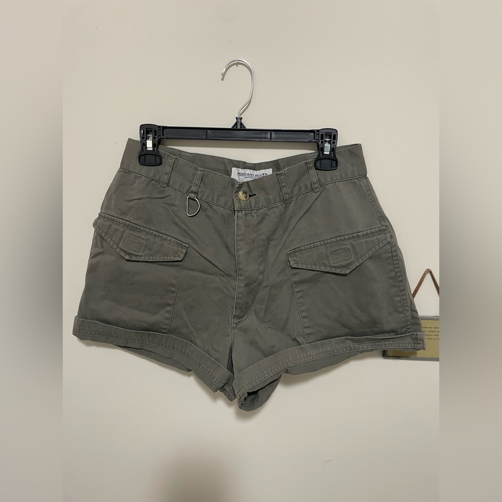 Vintage Montana Blues Gray / Olive Cargo Shorts